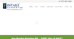 Desktop Screenshot of intakeacademy.com